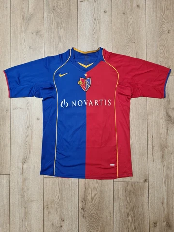 BASEL 2004 2006 HOME FOOTBALL SHIRT SOCCER JERSEY SWITZERLAND RETRO szM NIKE Cover