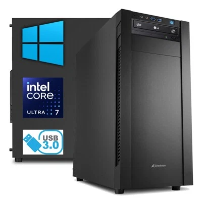 PC Computer Intel Ultra 7 265K 20 Core - Ram 32 GB DDR5 - SSD M.2 1 TB - Windows - Immagine 1 di 3
