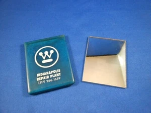 Vtg Westinghouse Appliance Indianapolis Repair Plant Inspection or Makeup Mirror - Picture 1 of 7