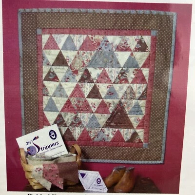 MINI MOUNTAINS Quilt Pattern Strippity Do-Dahs Wall Hanging 19.5" Square #8059 - Image 1 of 4