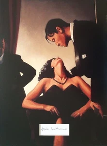 JACK VETTRIANO Signed 16x12 Photo Display POWER PLAY COA - Picture 1 of 1