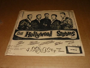 Doo-Wop R&B 45 - Hollywood Saxons - *RARE EP BLUE VINYL* - Picture 1 of 4