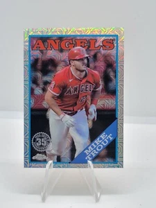 2023 Mike Trout Topps Chrome 1988 Silver Pack Mojo #T88CU-33 - Picture 1 of 2