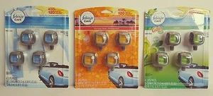 Febreze Auto Lüftungsschlitz Clips 4 oder 5-pk Auto-Lufterfrischer Desodorierer - Picture 1 of 7