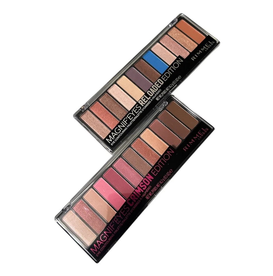 RIMMEL London Magnif'eyes Eyeshadow Palettes- CRIMSON & RELOADED EDITION - Image 1 of 4