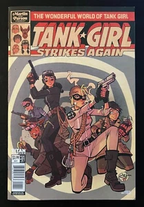 The Wonderful World of Tank Girl: Tank Girl Strikes Again #1A Variant Titan 2017 - Picture 1 of 2