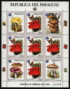 Paraguay 1986 - Mi-Nr. 3956 ** - MNH - KLB - Setas - Mariposas - Imagen 1 de 1