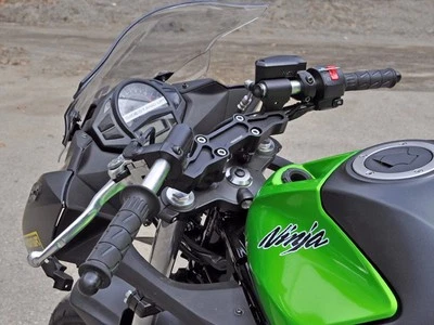 KAWASAKI 2009-2011 ER-6N 2,5" PULGADAS ELEVACIÓN MADERA CLIPON PLACA ADAPTADORA + BARRAS Foto 1 de 3