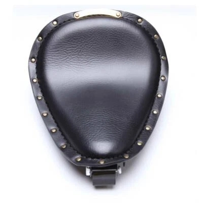 For Honda Chopper Bobber US Black Soft Leather Motorcycles Solo Seat Spring Kit - Image 1 of 4