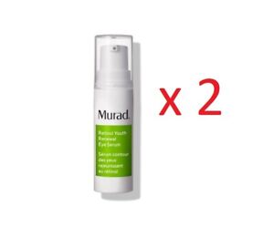 Murad Retinol Youth Renewal Eye Serum TRAVEL 0.17oz / 5ml NEW x 2 pack