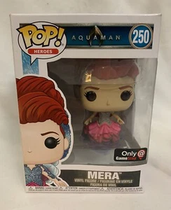 New Funko POP Heroes DC Aquaman Mera Gamestop Exclusive #250 - Picture 1 of 2