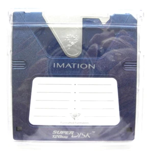 Imation Superdisk 120MB USB PC LS 120 Drive New Sealed - Photo 1/2