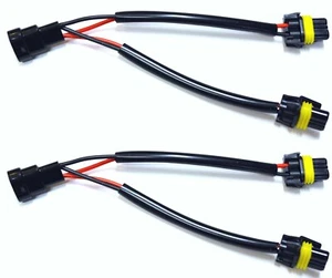 Splitter Wire P 9005XS HB3A Two Harness Head Light High Beam Female Socket Plug - Bild 1 von 4