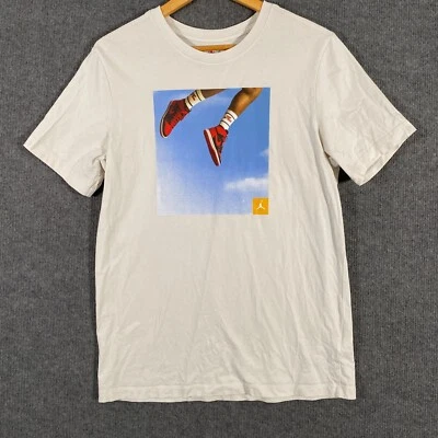 Air Jordan Shirt Mens M Off White Nike Jumpman Playground Basketball Adult 3B - image 1 of 4