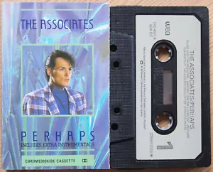 THE ASSOCIATES - PERHAPS (WEA 2404974) 1984 EUROPE CASSETTE TAPE + BONUS TRACKS - Picture 1 of 3