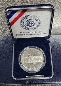 WHITE HOUSE 200TH ANNIVERSARY PROOF COIN WITH COA FREE SHIPPING USA SELLER - Picture 1 of 4
