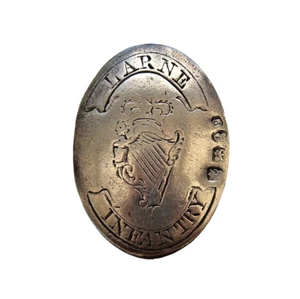 Georgian Larne Infantry Officer's Silver Belt Plate - Picture 1 of 4