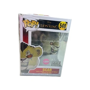 Funko Pop! Disney The Lion King Scar #548 FLOCKED Vinyl Figure - Picture 1 of 4