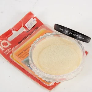 REGENT ACCESSORIES 49mm CENTRE SPOT CLEAR FILTER In CASE & PACKET #AC878 - Picture 1 of 2