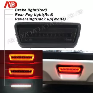 For Nissan Juke Rogue Murano Smoked LED Rear Fog Light Reverse Brake Lamp 3-In-1 - Bild 1 von 11