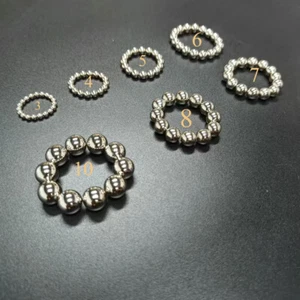 5/6/7/8/10 mm Nipple Bar Magnetic Nipple Rings Fake Sexy Jewelry Pair - Picture 1 of 10