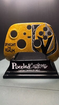 NHL Golden Knights Full Glitter   NEW Faceplate for  Xbox Series S/X controller - Image 1 of 3