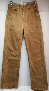 Jeans rectos altos plein tostados de mezclilla azul LADOS B talla 25 - Imagen 1 de 18