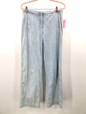 Pantalones informales Chanel azules talla 36 usados Foto 1 de 3