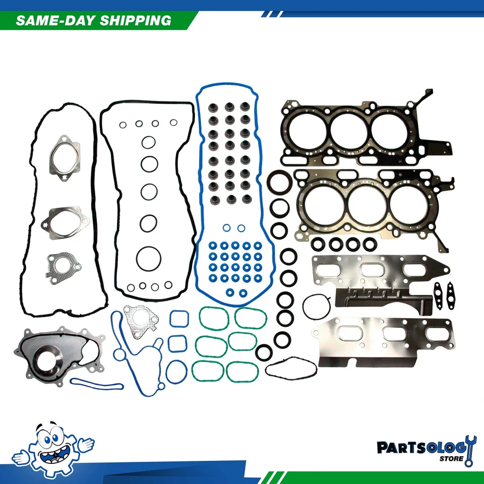 Комплект головок блока цилиндров DNJ HGS4328 для Ford Lincoln Expedition 15–18 годов выпуска 3,5 л V6 DOHC 24 В - Изображение 1 из 4