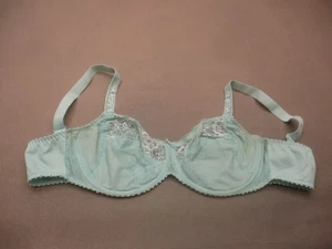 44C Prima Donna Damen blau Spitze ungefüttert Bügel Rückenverschluss Halb BH 10H - Bild 1 von 9