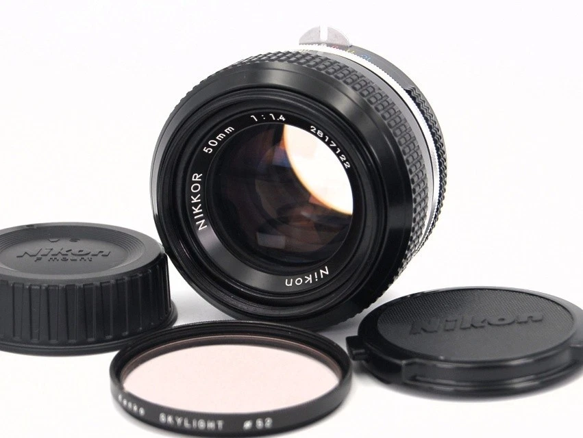 【Почти как новый】Новый объектив Nikon Nikkor 50 мм f1.4 Non-Ai Standard Prime MF из Японии - Изображение 1 из 4