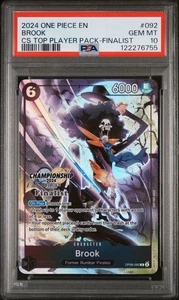 Brook Championship 2024 Finalist Card Set cs top player pack #092 PSA 10 - Bild 1 von 6