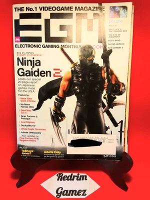 EGM #222 December 2007 Ninja Gaiden II Half-Life Halo Electronic Gaming Monthly - Image 1 of 4