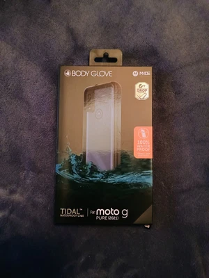 Funda de teléfono negra impermeable Body Glove Tidal para Moto G Pure (2021) Foto 1 de 3