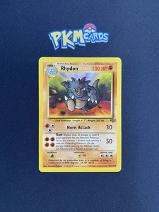 Pokémon TCG Rhydon Jungle 45/64 Regular MP. - Picture 1 of 3