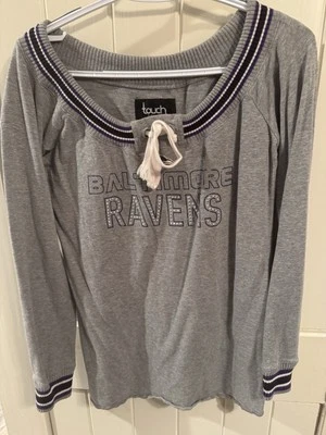 Baltimore Ravens touch Grey Womans Sweater Size medium - Image 1 of 4
