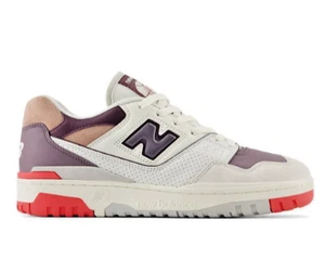 New Balance Unisex 550 Shoe Sea Salt Faded Plum RARE Color Combo Sz 12 - Picture 1 of 5
