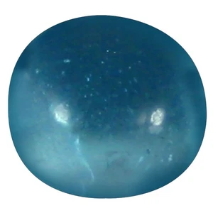 1.06 ct Oval Cabochon Shape (6 x 5 mm) Brazilian Paraiba Blue Apatite Gemstone - Picture 1 of 1