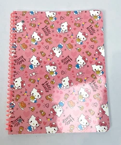 Nuevo Cuaderno Espiral Hello Kitty Rosa 70 Anchas 1 Tema Suministros Escolares - Imagen 1 de 4