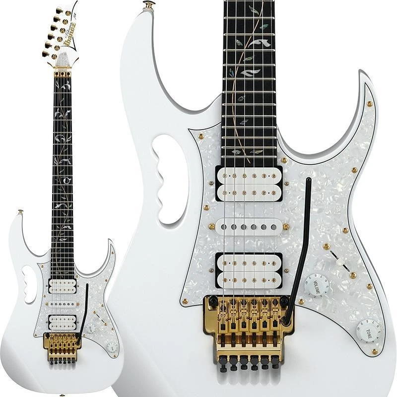 Ibanez Jem7vp Steve Vai Signature Electric Guitar White