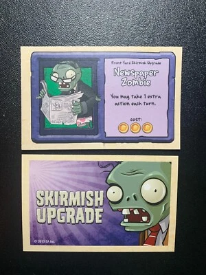 Risk PLANTS vs ZOMBIES Jornal Zumbi ESCARAMUÇA UPGRADE CARTÃO SUBSTITUIÇÃO 2013 - Imagem 1 de 2