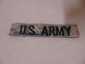 MILITARY PATCH US ARMY NAME TAPE TAG DIGITAL ACU HOOK AND LOOP BACKING BRAND NEW - Picture 1 of 1