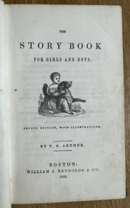 Seltenes Geschichtenbuch für Mädchen & Jungen 1852 Timothy Shay Arthur mit Gravuren - Bild 1 von 24