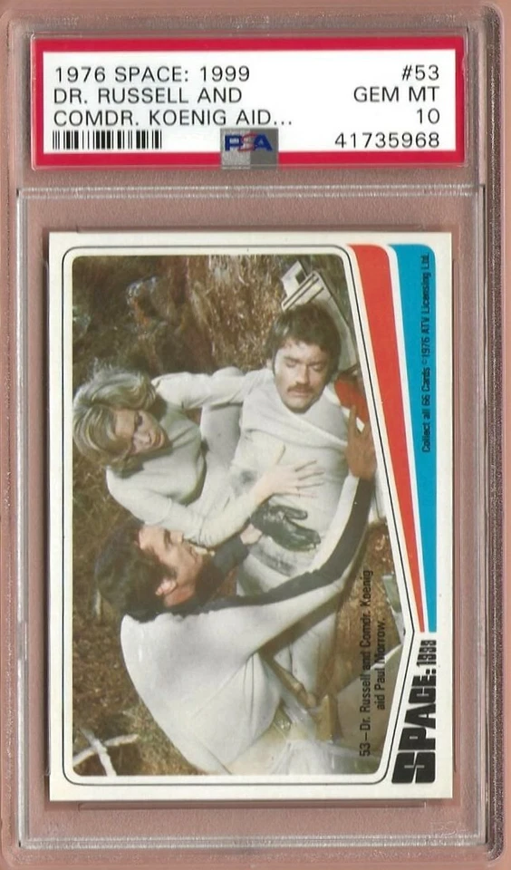 1976 Space:1999 #53 Dr Russell and Comdr Koenig.... PSA 10 - Image 1 of 1