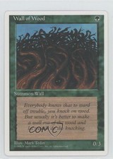 1995 Magic: The Gathering - Core Set: 4th Edition Wall of Wood #WAWO 0a1