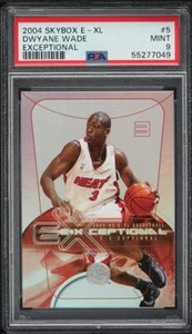 2004 SkyBox E-XL E-Xceptional Dwyane Wade #5 PSA 9 MINT - Picture 1 of 2