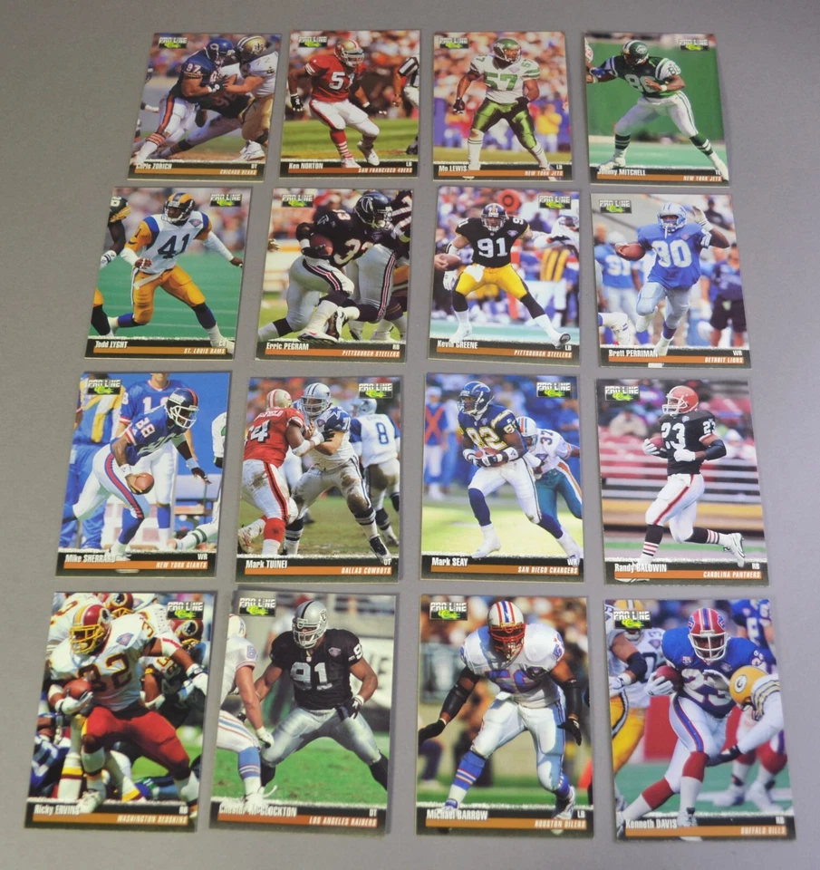 1995 Pro Line NFL Football Trading Cards #71 - #137 - Your Choice - Image 1 of 4