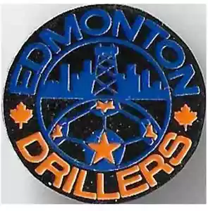 football pin \ badge USA - Edmonton Drillers - Picture 1 of 1