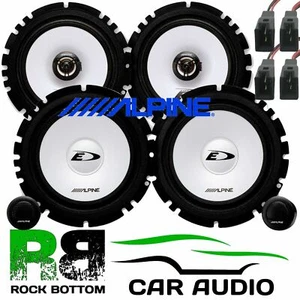ALPINE VW Golf MK4 1000 Watts Front Door & Rear Side Car Speakers Upgrade Kit - Picture 1 of 1