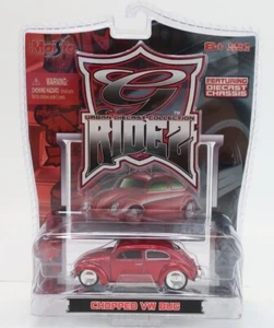 Maisto G Ridez Urban Diecast 1:64 Scale Red Chopped VW Bug Volkswagen - Picture 1 of 6